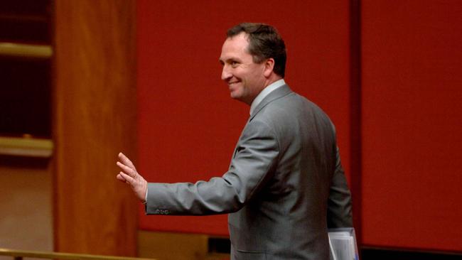 Barnaby Joyce on his first day as a senator in 2005. Picture: John Feder