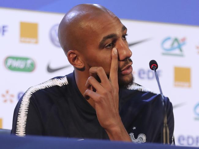 Steven Nzonzi insists France aren’t taking Australia lightly. Picture: AP