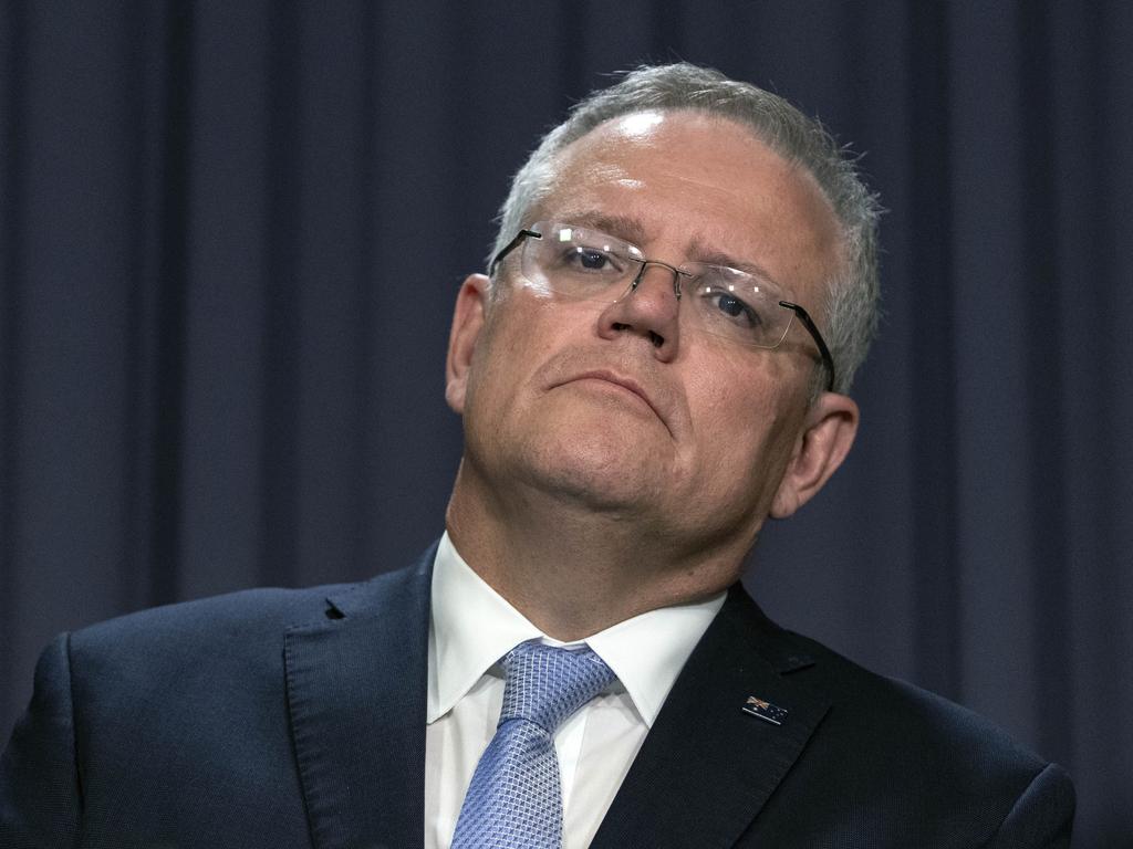 Prime Minister Scott Morrison has extended the travel ban to include South Korea. Picture: Gary Ramage