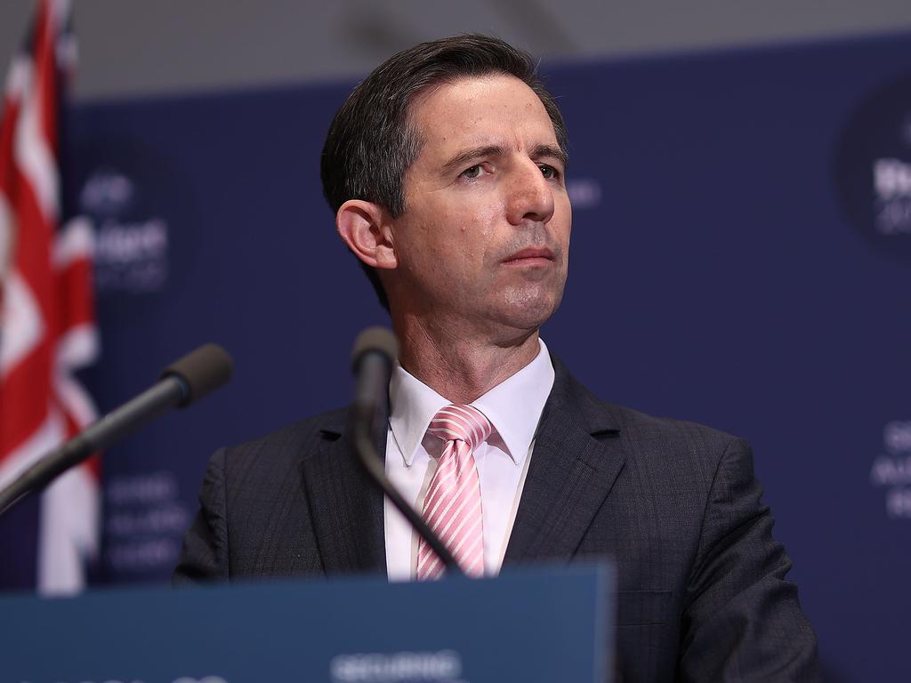 Federal Finance Minister Simon Birmingham has come under fire over the Covid emergency assistance. Picture: Gary Ramage