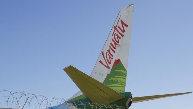 Air Vanuatu has been grounded since it entered into voluntary administration last month. Picture: Media Mode/news.com.au