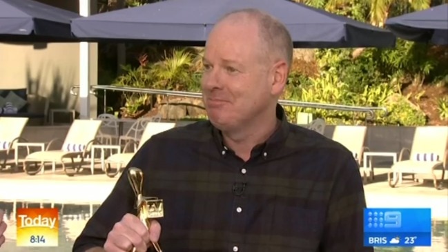 Tom Gleeson’s wife grills him over Logies speech (Today Show)