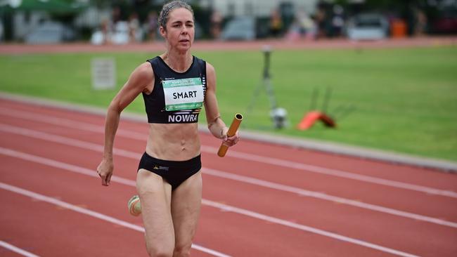 Erin Smart defended all four of her titles from last year. Photo: James Constantine/NSW Athletics.