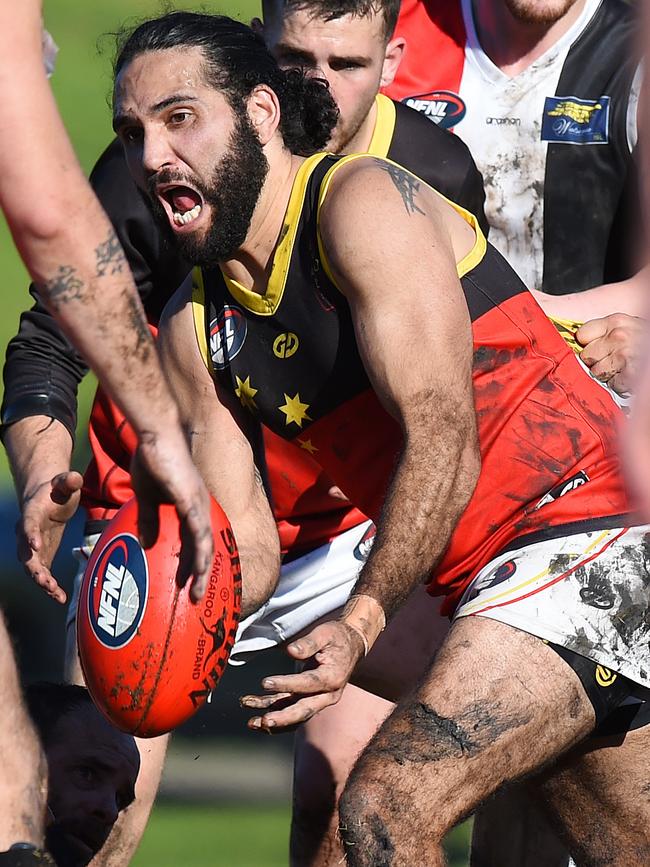 Peter Hood in action for Fitzroy Stars. Picture: Josie Hayden