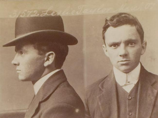 Melbourne gangster Squizzy Taylor. Picture: Public Record Office Victoria.