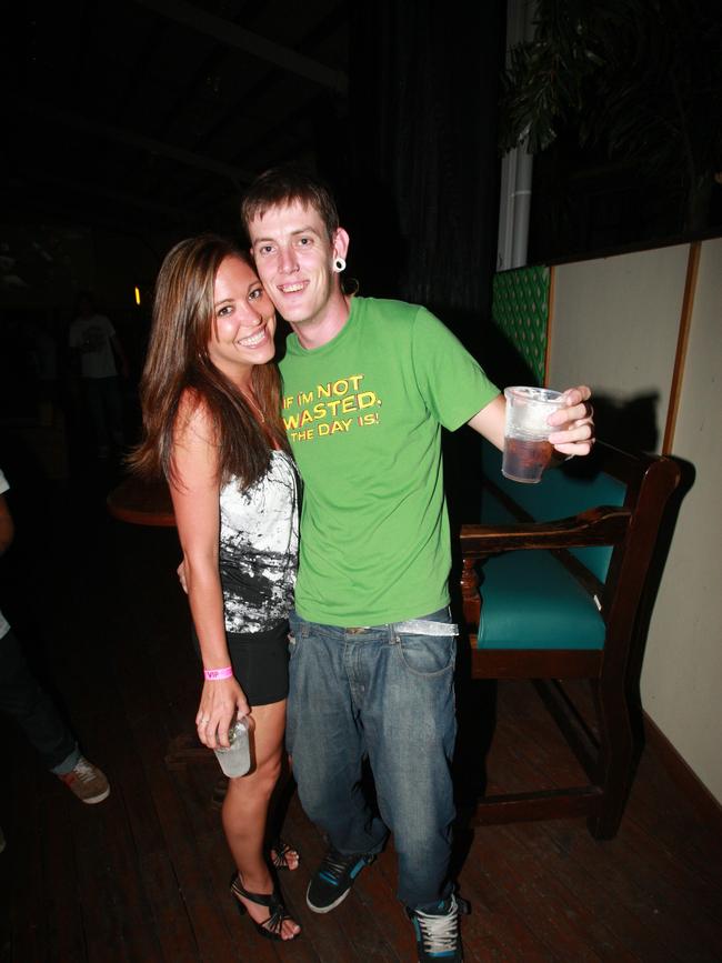Out and About. Stephanie and Andrew at Shenanigans