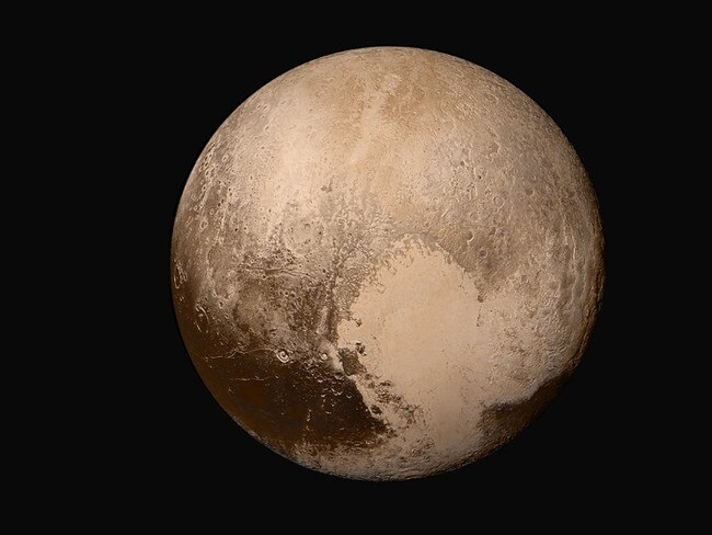 A global view of Pluto, made from images of Pluto as NewHorizons approached in July 2015. CREDIT: NASA/JHUAPL/SwRIFor Martin George space column for Hobart Mercury