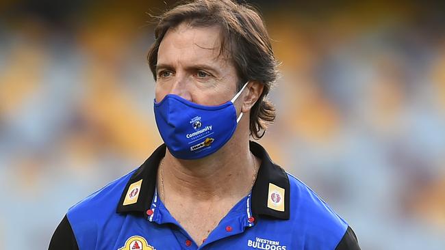 Western Bulldogs coach Luke Beveridge. Photo by Albert Perez/AFL Photos via Getty Images.