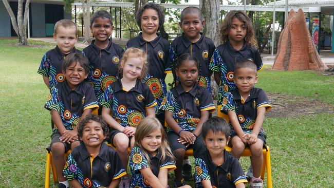 MOULDEN PARK SCHOOL D2 BACK ROW (L-R): Johnathan, Rico, Syriis, Jack, Arnold. MIDDLE ROW (L-R): Aidan, Bailey, Tanya, Michael. FRONT ROW (L-R): Pedro, Merida, Bruce. Picture: Kellie Norris