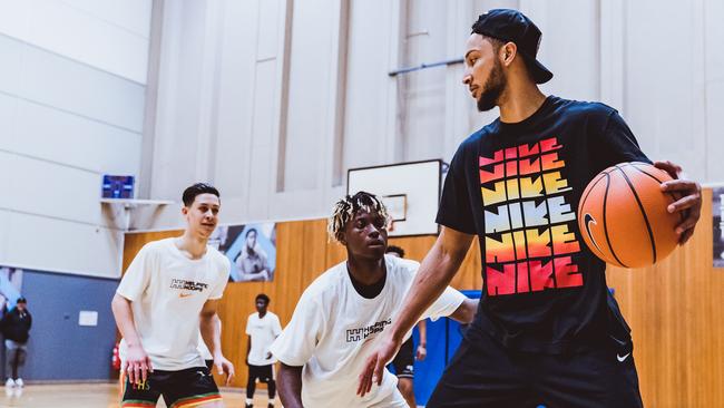 Ben Simmons shows off his skills. Picture: Adam McKay/Helping Hoops