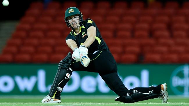 Tahlia McGrath though she would never wear the Green and Gold again. Picture: Getty Images