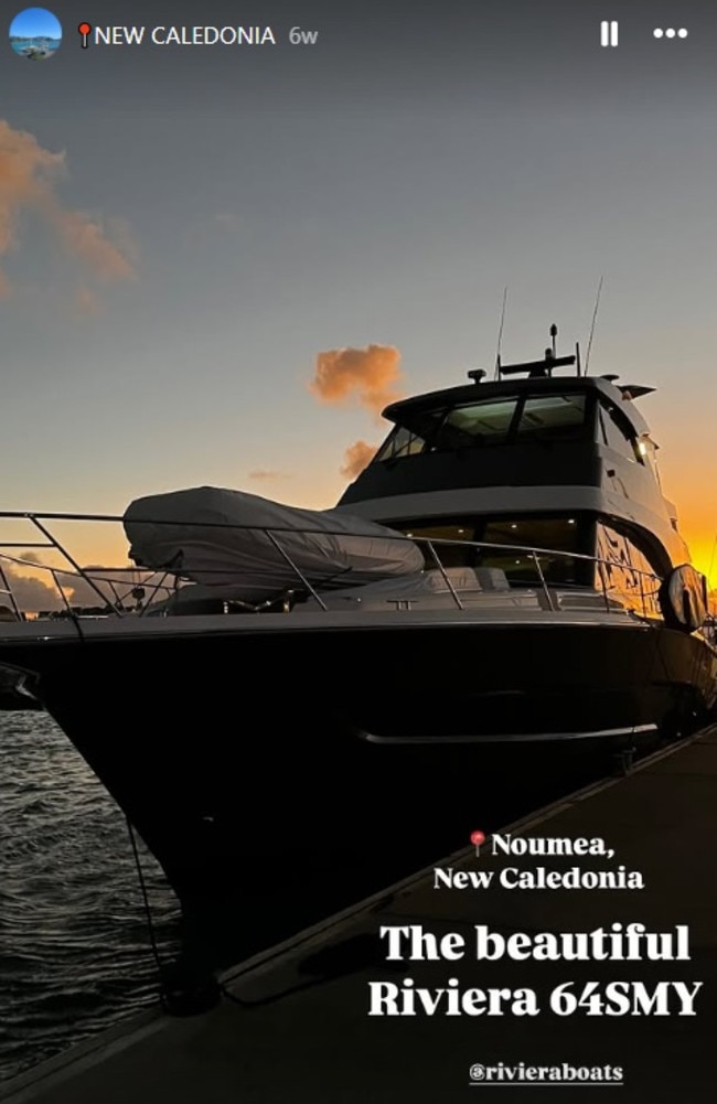 The teen helped build this $6 million luxury yacht for a US client.