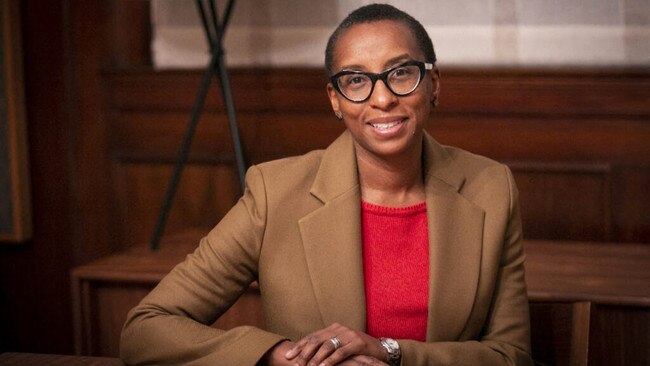 Claudine Gay 52, is just the second woman to be elected to head the Ivy League university in Cambridge, Massachusetts. Picture: AFP