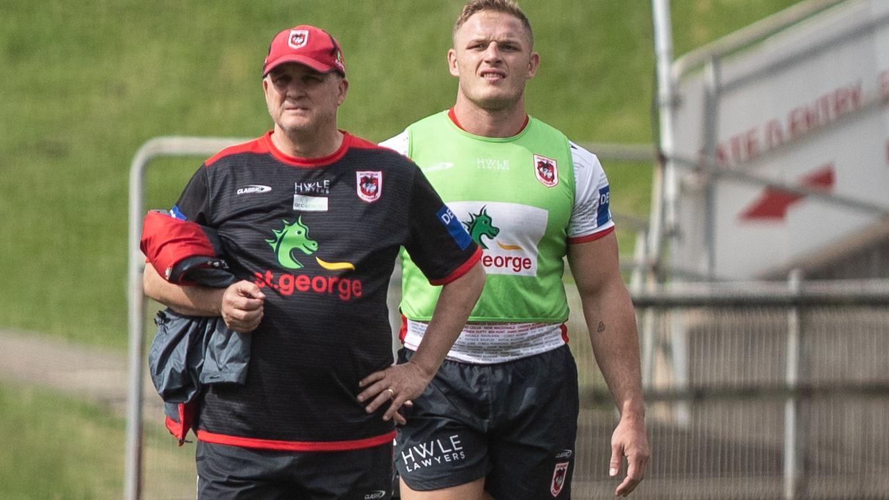 Anthony Griffin won’t have George Burgess in his squad to face the Sharks.