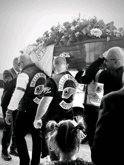 Osenkowski takes to the grave many of the Hells Angels closely-held secrets and much of its decades old history. Picture: Supplied