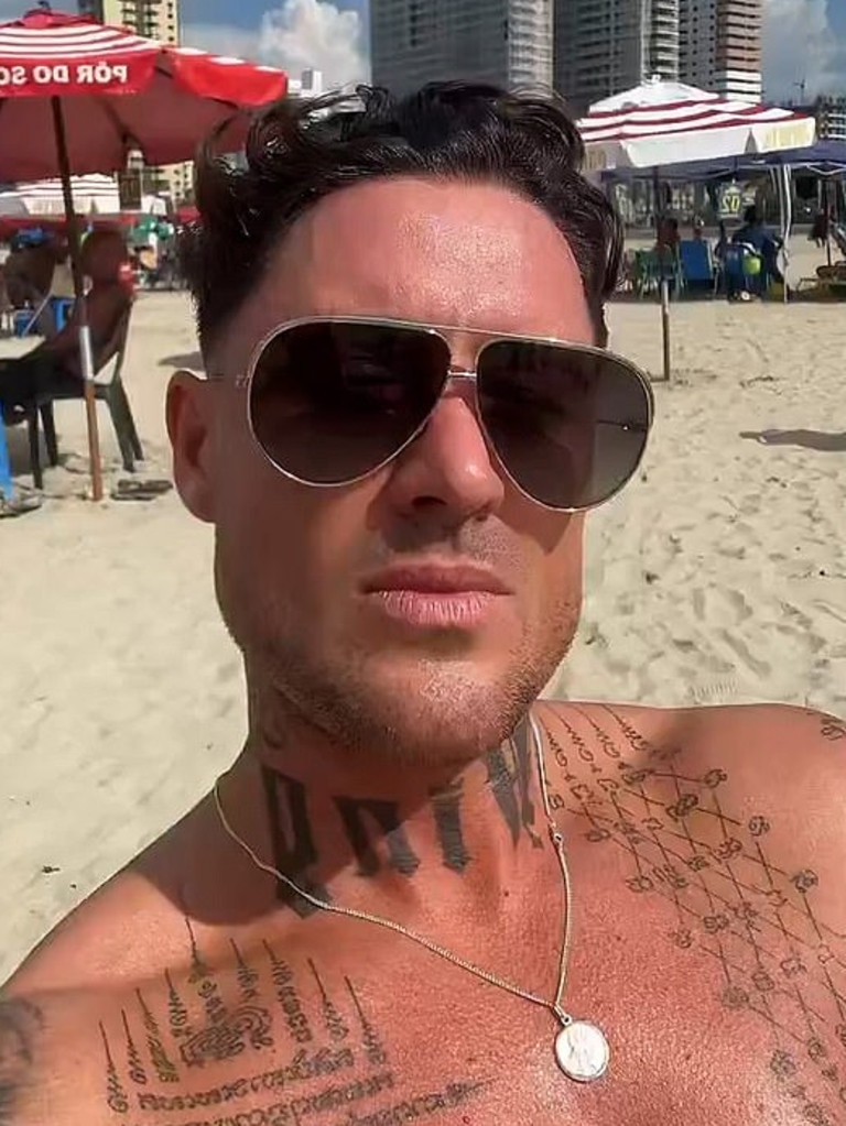 Stephen Bear has returned to social media a year after being released from prison. Picture: Instagram