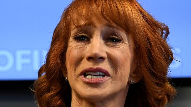 Comedian Kathy Griffin has been quizzed by the Secret Service. Picture: AFP