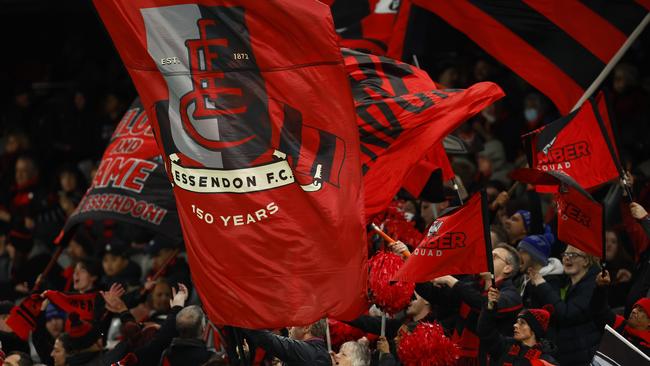 For a club which hasn’t won a final for 18 years the Bombers still have a strong membership. Picture: Daniel Pockett/Getty Images