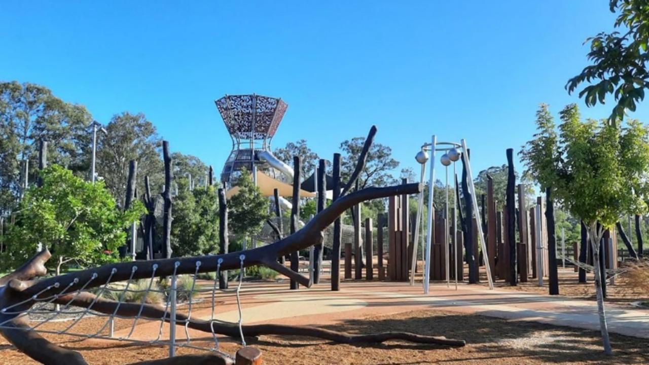 Gold Coast "hidden gems" parks - this is Sickle Park at Hope Island.