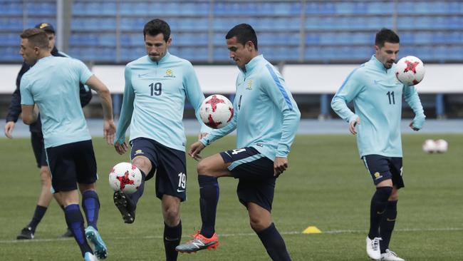 Australia training in St Petersburg