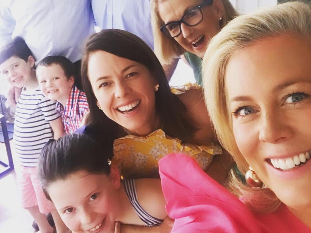 Samantha Armytage shared this family photo on Insta in August.