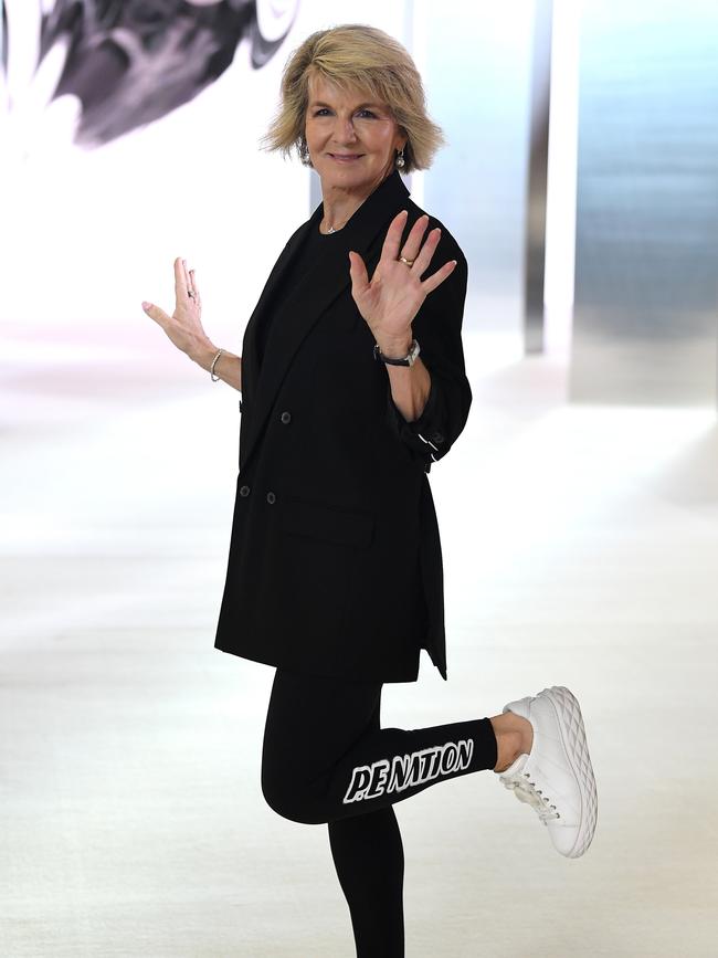 Edwards’ pal Julie Bishop was also there to show support. Picture: Wendell Teodoro/Getty Images for AFW