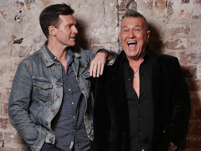 Jimmy Barnes and his son David Campbell have healed their relationship since Barnes released his memoirs. Picture: Martin Lange