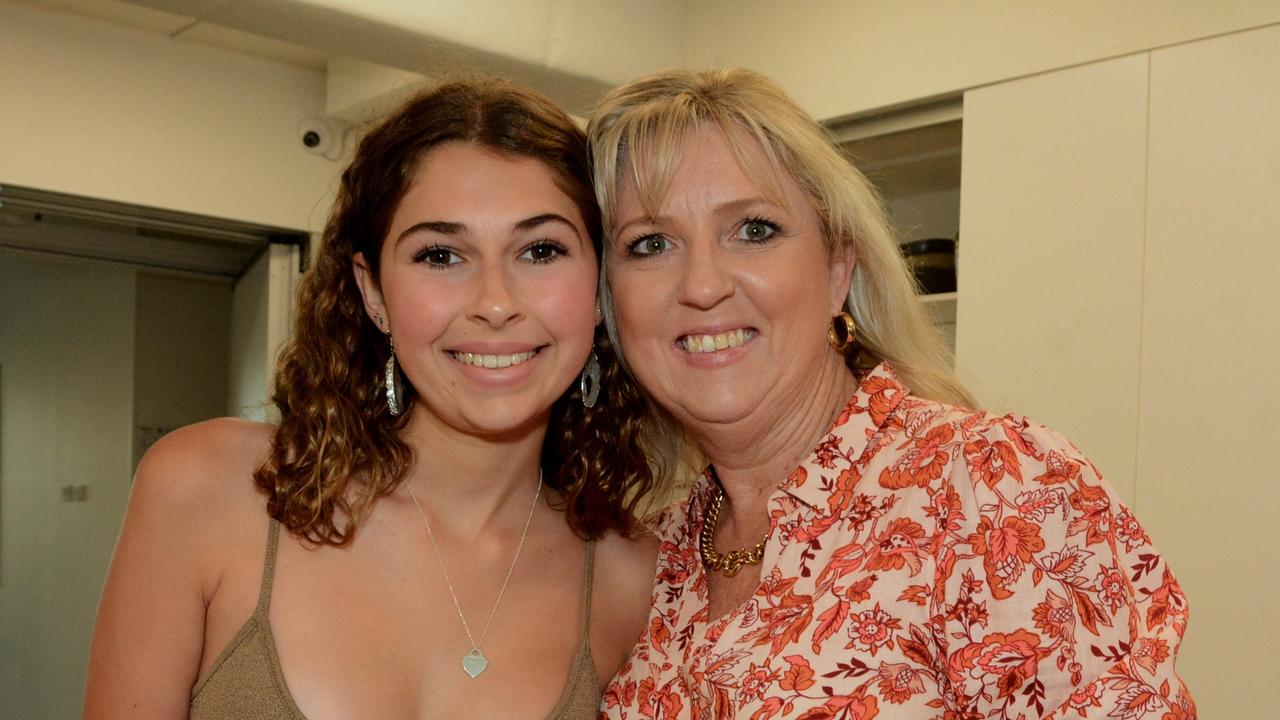 Charli Ackerman and Sandy Ackerman at opening of Australian Pacific College creative hub, Surfers Paradise. Picture: Regina King