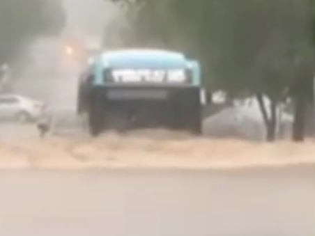 ‘Gobsmacked’: Almost submerged Sydney bus driven through floods