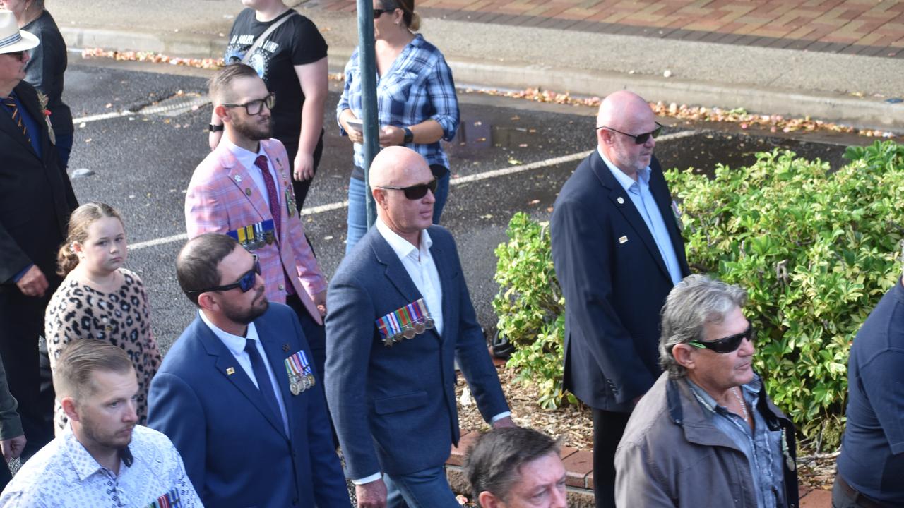 Scenes from the Bundaberg Civic Service and parade.