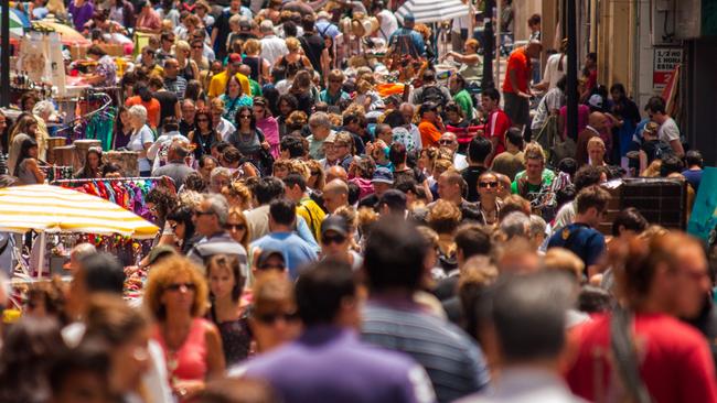 Victoria’s population continued to have the fastest growth at 2.2 per cent.