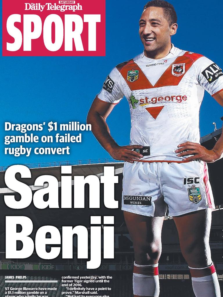 Flashback to May 10 2014, when Benji Marshall joined the Dragons.