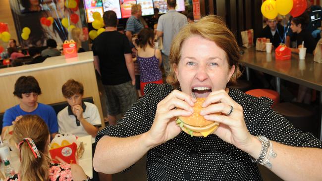 Lisa Mackintosh at McDonald's.