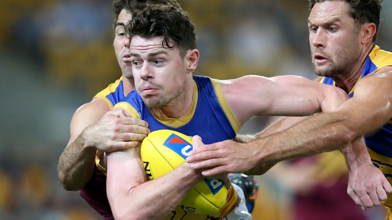 Neale has been a bullocking midfield star for the Lions, since his move from the Dockers. Picture: AFL Photos/Getty Images