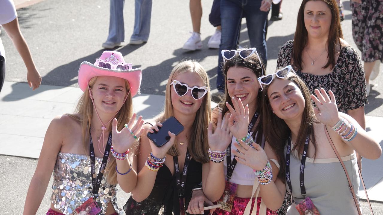 Swifties will need to bring an umbrella to the Accor Stadium. Picture from NCA NewsWire / Valeriu Campan.