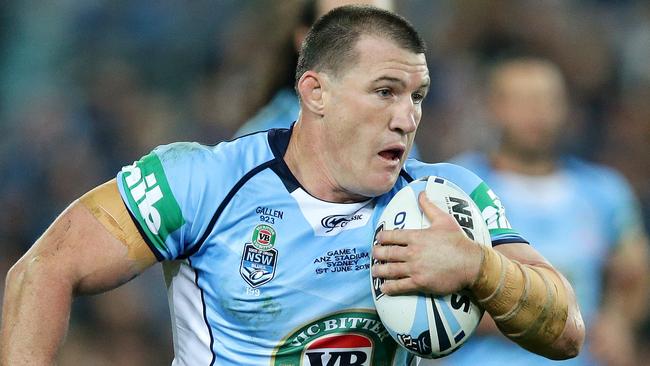 Frosty farewell: Temperatures, and the crowd, are expected to plummet for Origin’s dead rubber, despite Blues captain Paul Gallen’s last stand. Picture: Gregg Porteous