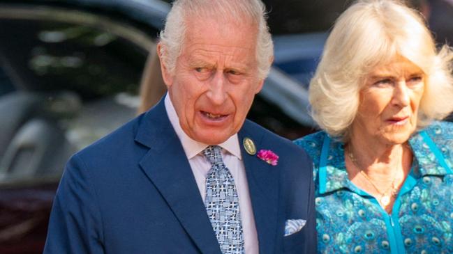 King Charles and Queen Camilla landed in Australia on Friday. Picture: Arthur Edwards/Pool/AFP