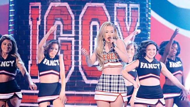 Rap queen ... Iggy Azalea became the first Australian rapper to break in America. Picture: Michael Tran / FilmMagic.