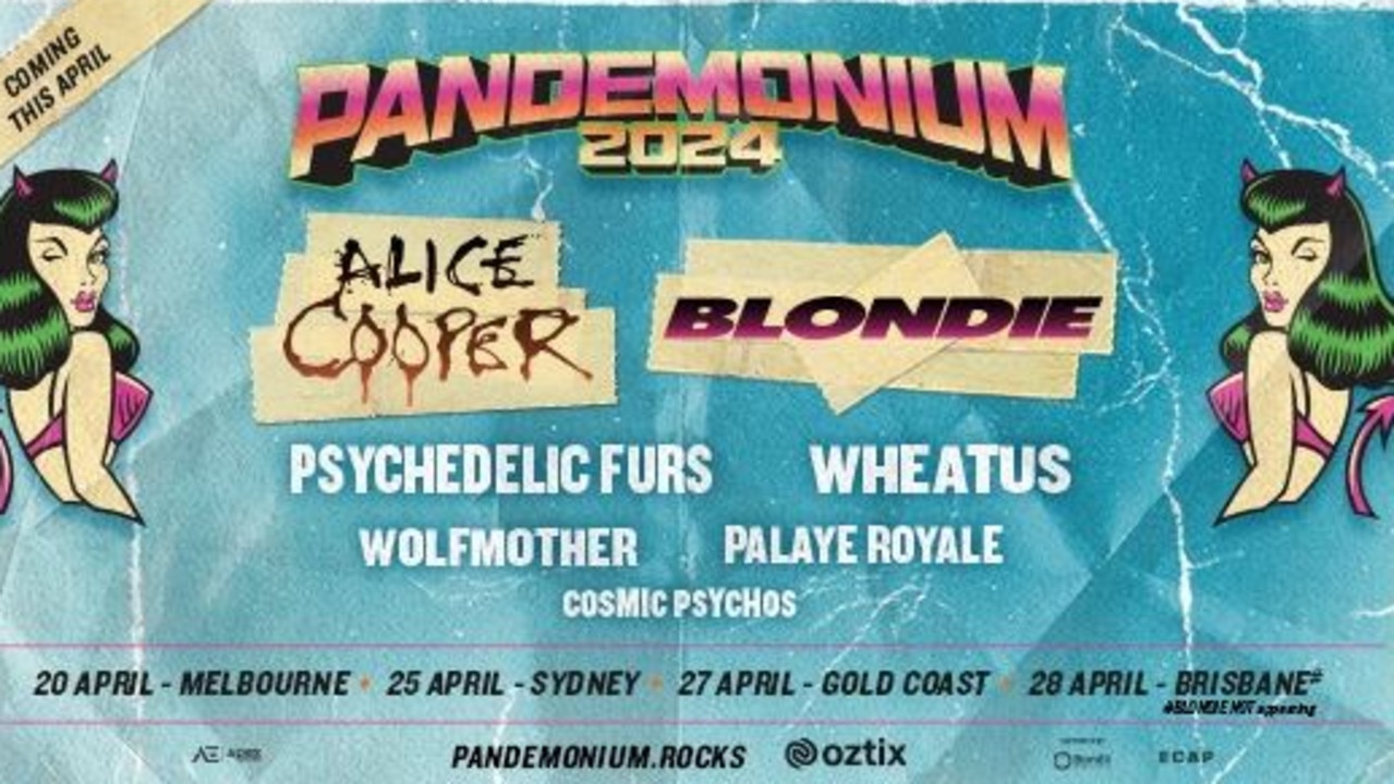 The newly revised line up, with major acts taken out. Picture: Pandemonium Rocks