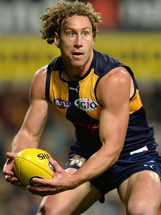 Matt Priddis was plucked out of the WAFL by West Coast. Picture: Daniel Wilkins