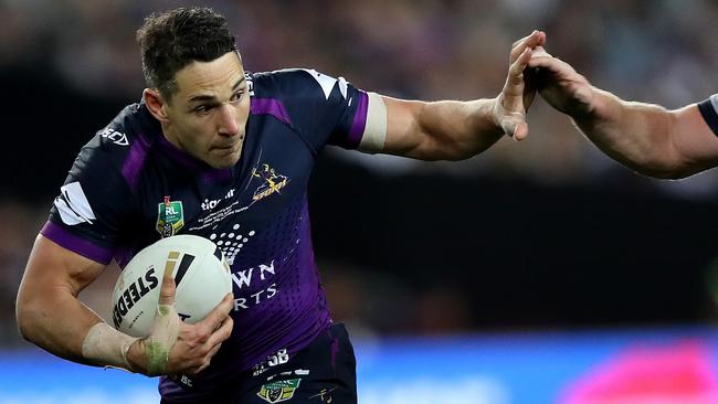 Billy Slater got the victory his comeback deserved. Picture: Brett Costello