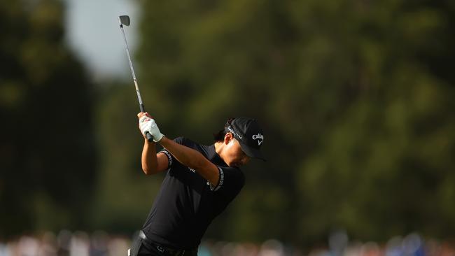 Min Woo Lee is on the cusp of sealing a second Australian title in the space of a week. Picture: Getty