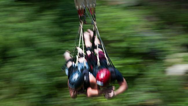 Activity at AJ Hackett skyparks. The company now wants to expand to the Gold Coast.