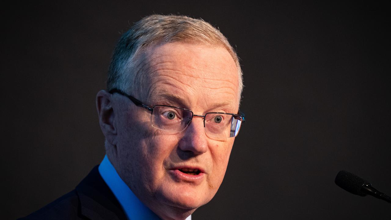 SYDNEY, AUSTRALIA - NCA NewsWire Photos - DECEMBER 14, 2022: Reserve Bank governor Philip Lowe gives a keynote address at the 2022 AusPayNet Annual Summit in Sydney. Picture: NCA NewsWire / Christian Gilles