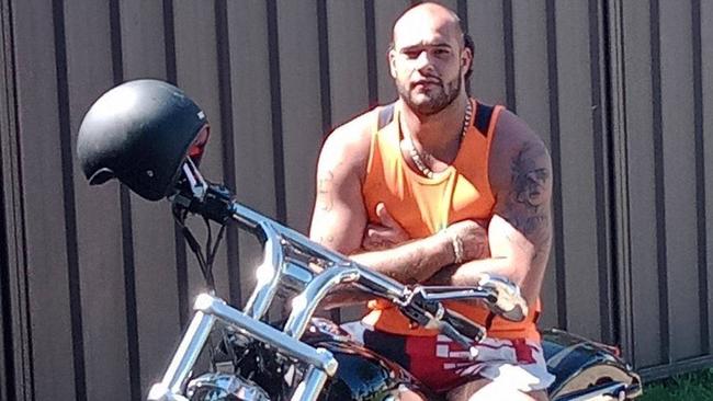 Police allege former Finks OMCG member Corey Agius pawned jewellery items, a motorcycle and a boat to a Riverstone Pawnshop in April. He has not been charged in relation to his