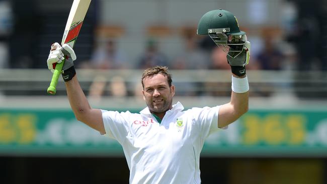 South African legend Jacques Kallis was dominant with both bat and ball. Picture: AAP