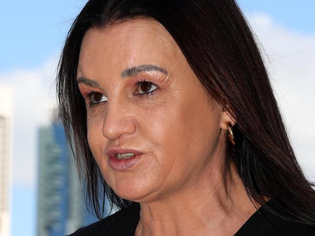 BRISBANE, AUSTRALIA. NewsWire Photos. JULY 26TH, 2024. Senator Jacqui Lambie (JLN, pictured) is in Brisbane to announce Ange (Angela) Harper as her Senate candidate for the next Federal Election. Fortitude Valley  Picture: NewsWire/ David Clark