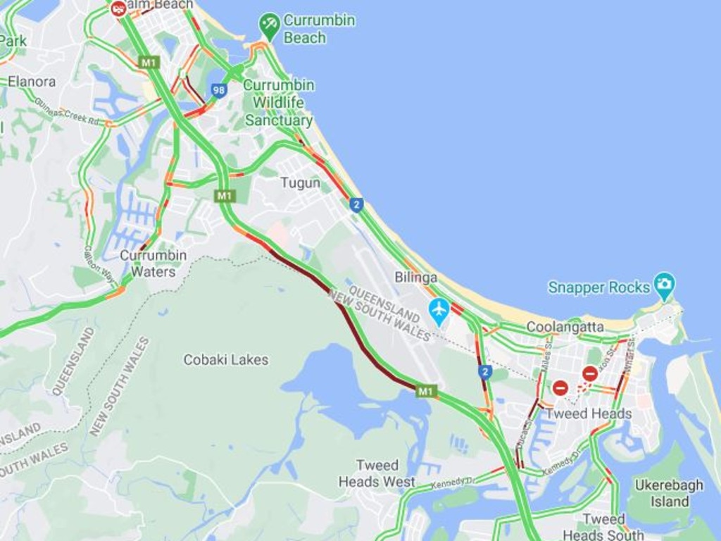 Qld Border Long Delays As Border Partially Opens To Nsw The Courier Mail