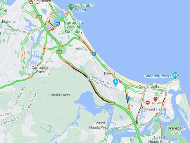 Peak hour delays are starting to build at the QLD/NSW border this morning, as most of the southern state becomes open to Queensland.