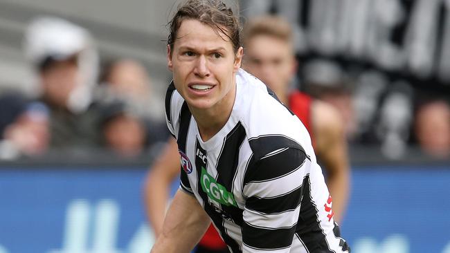 Collingwood defender Tom Langdon has had a medical at Sydney. Picture: Michael Klein